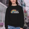 Take A Look It's In A Book Retro Reading Book Lover Youth Crewneck Sweatshirt