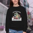 I Love Turtles Sea I Have Selective Hearing Coffee And Book Youth Crewneck Sweatshirt