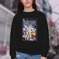 Marvel Universe Classic Dazzler Light Power Comic Book Cover Youth Crewneck Sweatshirt