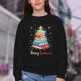 Merry Bookmas Book Christmas Tree Lights Xmas Men Women Kids Youth Crewneck Sweatshirt Merry Bookmas Book Christmas Tree Lights Xmas Men Women Kids Youth Crewneck Sweatshirt