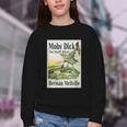 Moby Dick Book Cover Illustration Youth Crewneck Sweatshirt