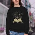 Mystic Astral Lunar Celestial Witch Spell Book Youth Crewneck Sweatshirt