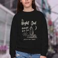 Night Owl Book Club Bookish Book Lover Tee Youth Crewneck Sweatshirt