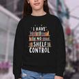 i Have No Shelf Control Book Lovers Book Reading Library Youth Crewneck Sweatshirt
