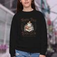 North Pole Book Club Hot Cocoa Served Daily Librarian Xmas Youth Crewneck Sweatshirt North Pole Book Club Hot Cocoa Served Daily Librarian Xmas Youth Crewneck Sweatshirt
