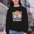 Nothing Beats Reading Rock Paper Scissors Books Lover Youth Crewneck Sweatshirt