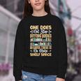 One Does Not Stop Buying Books Because There Is No More Shel Youth Crewneck Sweatshirt