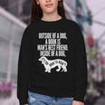 Outside Of A Dog A Book Is Man's Best Friend Apparel Youth Crewneck Sweatshirt