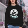 Penguin Reading A Book Vintage Graphic Bookworm Lover Youth Crewneck Sweatshirt Penguin Reading A Book Vintage Graphic Bookworm Lover Youth Crewneck Sweatshirt