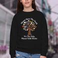 Please Save The Earth It's The Only Planet With Books Youth Crewneck Sweatshirt