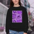 Purple Comic Book Purple Color Graphic Youth Crewneck Sweatshirt Purple Comic Book Purple Color Graphic Youth Crewneck Sweatshirt