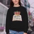 Queen Of The Classroom Appreciation Royal Crown Book Youth Crewneck Sweatshirt Queen Of The Classroom Appreciation Royal Crown Book Youth Crewneck Sweatshirt