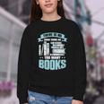 There Is No Such Thing As Too Many Books Shirt Bookish Youth Crewneck Sweatshirt