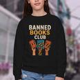 Read Banned Books Club Freely Anti-Censorship Librarian Youth Crewneck Sweatshirt