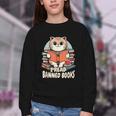 I Read Banned Books Shirt Cat Lover Bookworm Reader Men Women Kids Youth Crewneck Sweatshirt