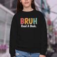 Read A Book Bruh English Teacher Reading Read A Book Youth Crewneck Sweatshirt Read A Book Bruh English Teacher Reading Read A Book Youth Crewneck Sweatshirt