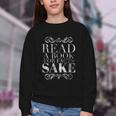 Read a Book For Facts Sake Librarian Youth Crewneck Sweatshirt Read a Book For Facts Sake Librarian Youth Crewneck Sweatshirt