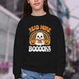 Read More Books Booooks Ghost Pumpkin Cute Teacher Halloween Youth Crewneck Sweatshirt Read More Books Booooks Ghost Pumpkin Cute Teacher Halloween Youth Crewneck Sweatshirt