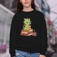 Read Books Be Kind Stay Weird Reading Bookworm Reader Youth Crewneck Sweatshirt
