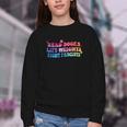 Read Books Lift Weights Fight Fascists Tie Dye Men Women Youth Crewneck Sweatshirt