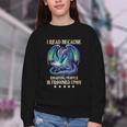 I Read Because Roasting People Is Frowned Upon Dragons Books Youth Crewneck Sweatshirt