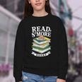 Read S'More Books Marshmallow Reading Smores Youth Crewneck Sweatshirt