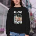 Reading Is My Favorite Sport Bookworm Youth Crewneck Sweatshirt