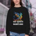 Reading Lover Easily Distracted By Dragons And Books Dragon Youth Crewneck Sweatshirt