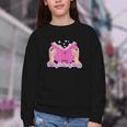 Reading Smut Is My Therapy Romance Book Reader Humor Youth Crewneck Sweatshirt