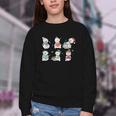 Reading Snowman Christmas Book Lovers Bookworm Librarian Youth Crewneck Sweatshirt Reading Snowman Christmas Book Lovers Bookworm Librarian Youth Crewneck Sweatshirt
