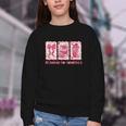 Retro Coquette Bow All Booked For Valentines Book Lover Cute Youth Crewneck Sweatshirt Retro Coquette Bow All Booked For Valentines Book Lover Cute Youth Crewneck Sweatshirt
