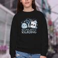 Rock Paper Scissors Nothing Beats Reading Book Lover Youth Crewneck Sweatshirt