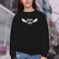 Romantasy Dark Romance Book Bat Boy Wings Shadow Daddy Lover Youth Crewneck Sweatshirt
