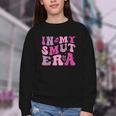 In My Smut Era Groovy Smut Book Reading Spicy Book Romance Youth Crewneck Sweatshirt In My Smut Era Groovy Smut Book Reading Spicy Book Romance Youth Crewneck Sweatshirt