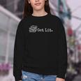 Stack Of Books Get Lit Book Reading Reader Youth Crewneck Sweatshirt