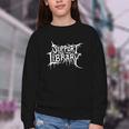 Support Your Local Library Horror Bookworm Youth Crewneck Sweatshirt Support Your Local Library Horror Bookworm Youth Crewneck Sweatshirt