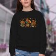 Teacher Fall Thanksgiving Turkey Reading Books Lovers Youth Crewneck Sweatshirt Teacher Fall Thanksgiving Turkey Reading Books Lovers Youth Crewneck Sweatshirt