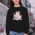Teacher Valentine's Day All Booked For Valentines Reading Youth Crewneck Sweatshirt Teacher Valentine's Day All Booked For Valentines Reading Youth Crewneck Sweatshirt