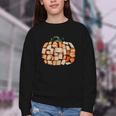Thanksgiving Fall Books Pumpkins Vintage Library Teacher Kid Youth Crewneck Sweatshirt Thanksgiving Fall Books Pumpkins Vintage Library Teacher Kid Youth Crewneck Sweatshirt