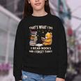 That's What I Do I Read Books And Forget Things Love Books Youth Crewneck Sweatshirt That's What I Do I Read Books And Forget Things Love Books Youth Crewneck Sweatshirt