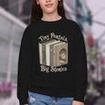 Tiny Portals Big Stories Book Nook Fantasy Gateway Youth Crewneck Sweatshirt