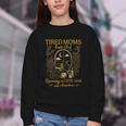 Tired Mom Club Bookish Things Booktrovert Book Lover Youth Crewneck Sweatshirt