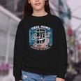 Tired Moms Book Club Coffee Chaos And Chapters Graphic Youth Crewneck Sweatshirt