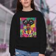 History Month Educated Black Women Girls Reading Book Youth Crewneck Sweatshirt