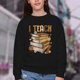 History Month I Teach Melanin Book Black Teacher Youth Crewneck Sweatshirt History Month I Teach Melanin Book Black Teacher Youth Crewneck Sweatshirt