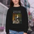Unsociable And Taciturn Jane Austin Quote Book Classic Lit Youth Crewneck Sweatshirt