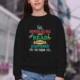 Vintage Librarian Book Reader Library Book Reading Youth Crewneck Sweatshirt