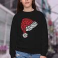 Vintage Retro Christmas Book Xmas Santa Hat Pajama Holiday Youth Crewneck Sweatshirt