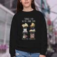 Vintage Retro Things I Do In My Spare Time Books Youth Crewneck Sweatshirt Vintage Retro Things I Do In My Spare Time Books Youth Crewneck Sweatshirt