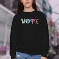 Vote Reproductive Right BLM Political Activism Lgbtq Book Youth Crewneck Sweatshirt